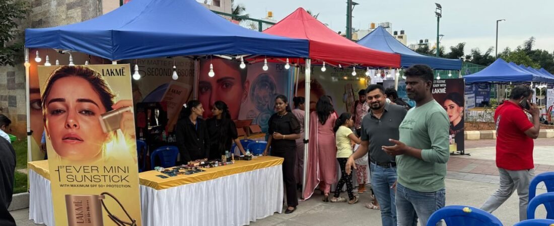 Lakme Sunscreen Outdoor and indoor Event & sampling activity