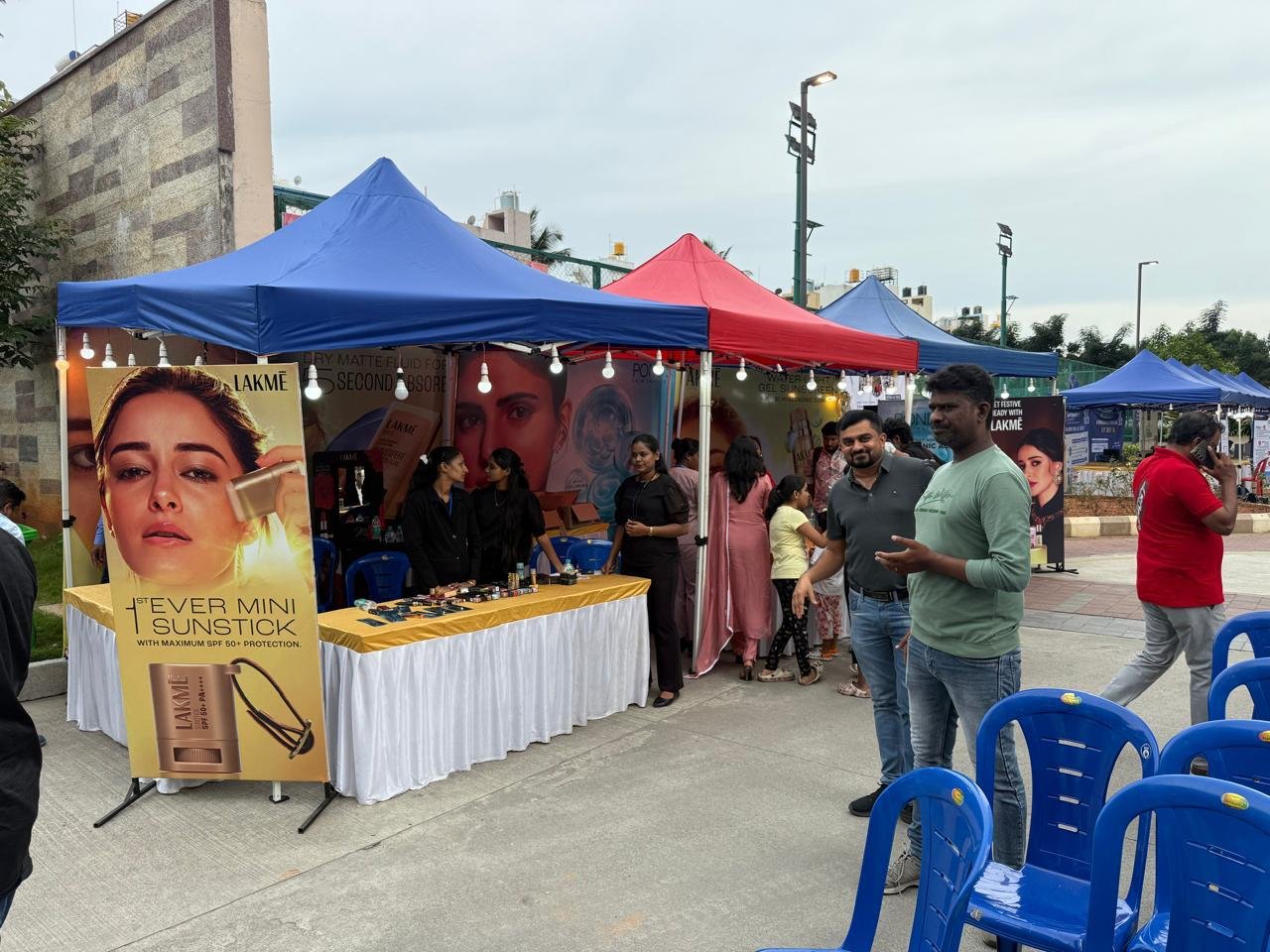 Lakme Sunscreen Outdoor and indoor Event & sampling activity
